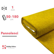 Pannolenci color Giallo Melange 50x180cm COD.2010