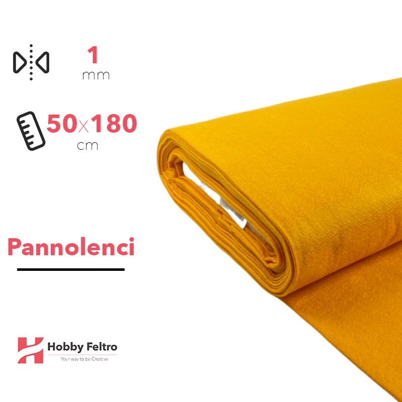 Pannolenci color Giallo 50x180cm COD.413