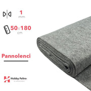 Pannolenci color Grigio Melange 50x180cm COD.100