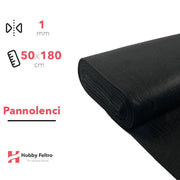 Pannolenci color Nero 50x180cm COD.657
