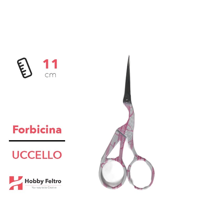 Forbici da Ricamo Cicogna color Rosa COD.5