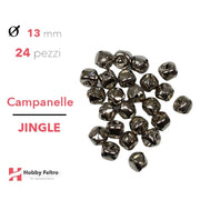 Campanelle Jingle Argento 13mm 24pz COD.J13A
