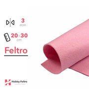 Feltro Rosa Scuro 3mm 20x30cm COD.09