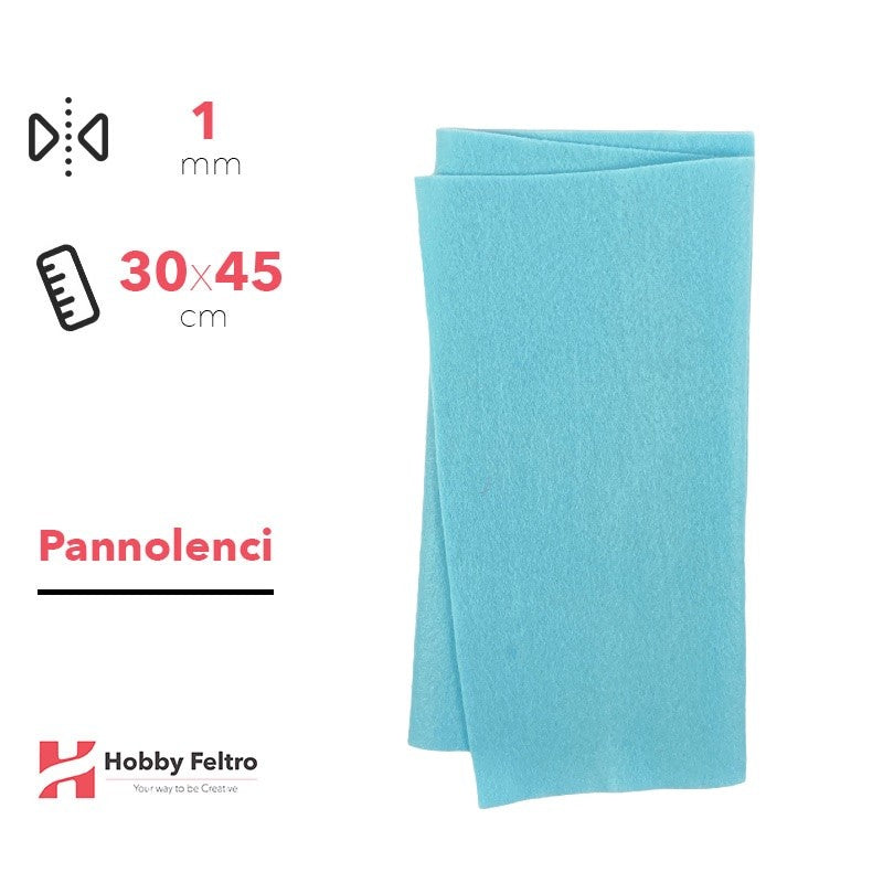 Pannolenci Azzurro 30x45cm 1mm COD.ns28