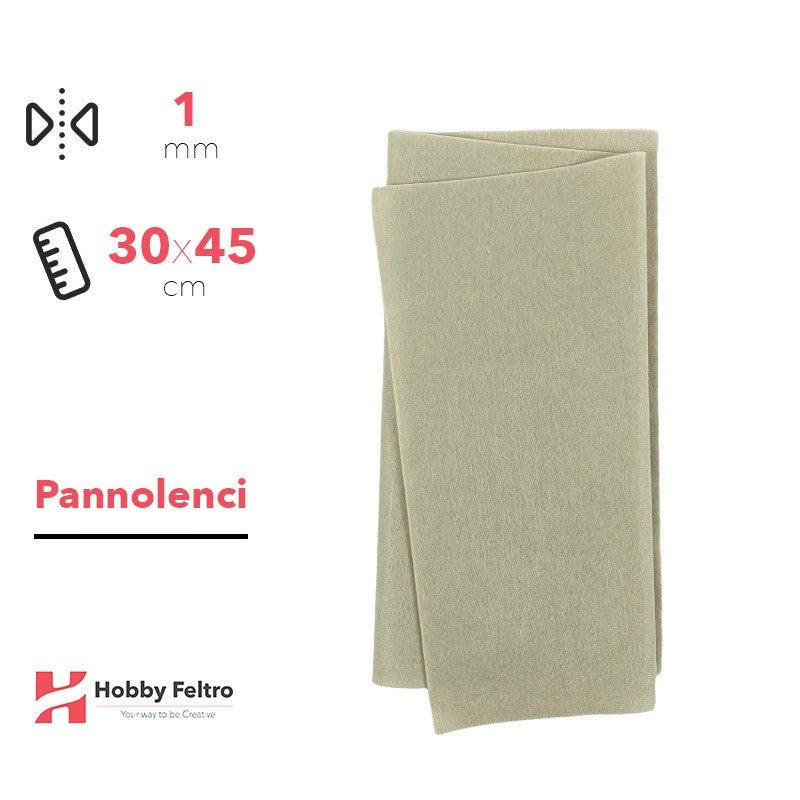Pannolenci Beige 30x45cm 1mm COD.pn038