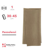 Pannolenci Beige Scuro 30x45cm 1mm COD.pn109