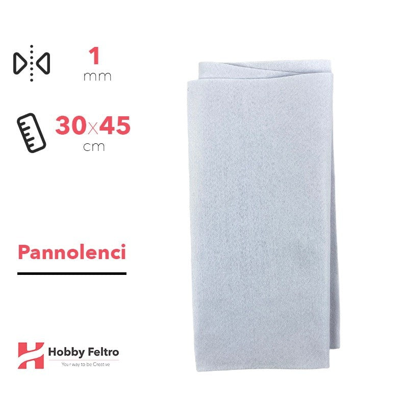 Pannolenci Bianco 30x45cm 1mm COD.pn001