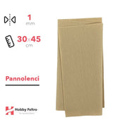 Pannolenci Biscotto Chiaro 30x45cm 1mm COD.pn037