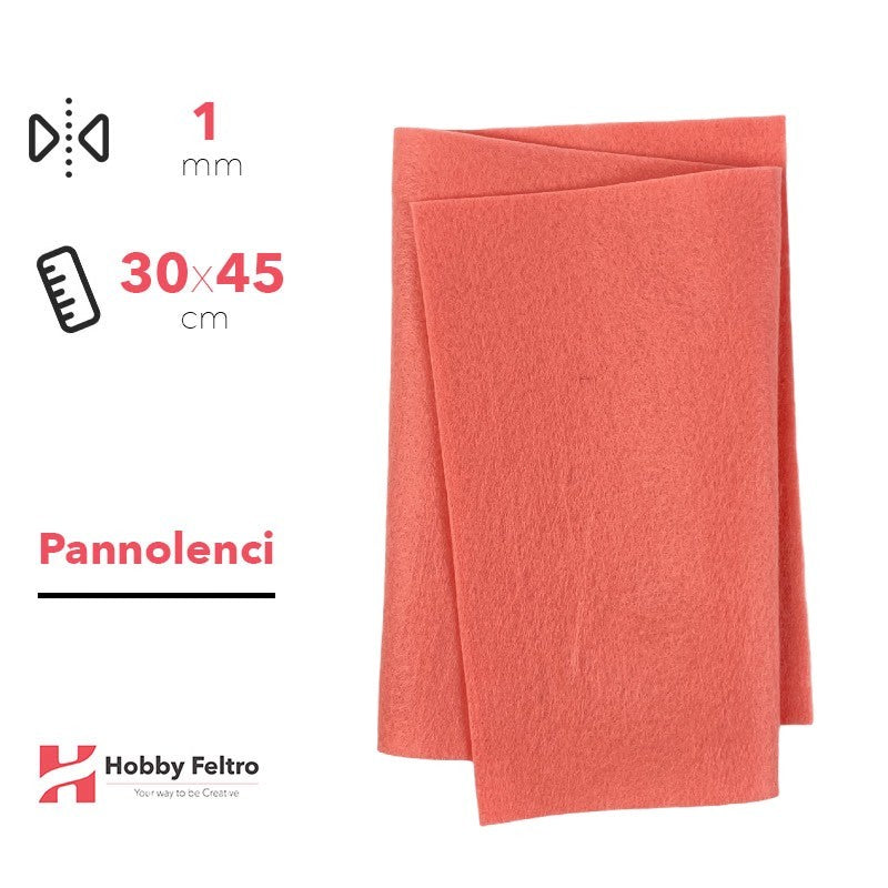 Pannolenci Corallo 30x45cm 1mm COD.pn117