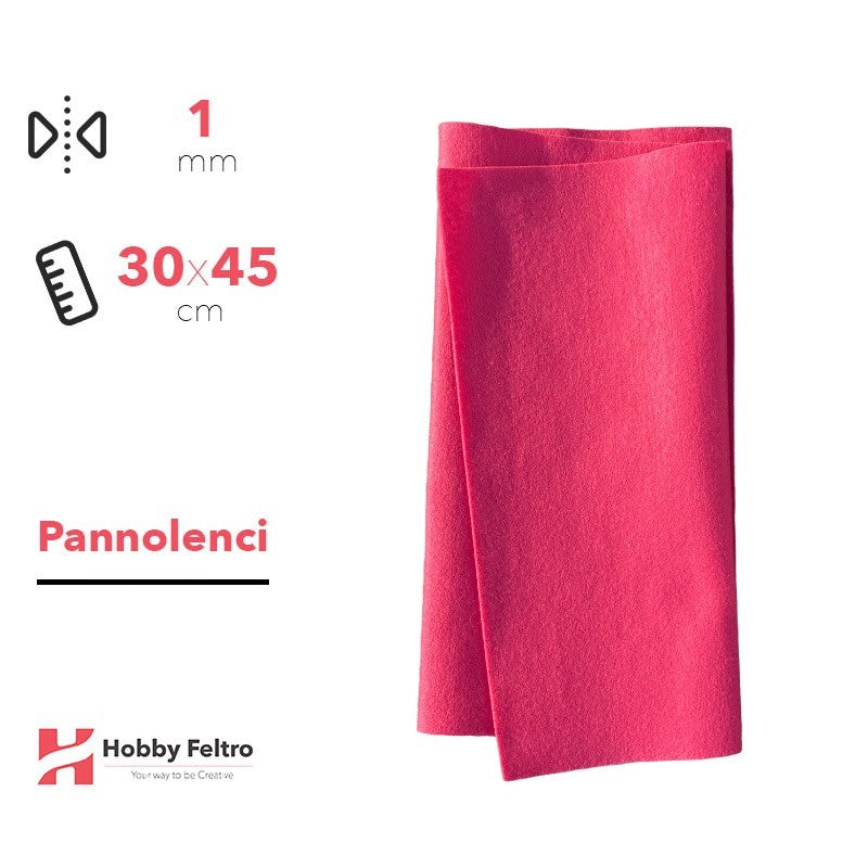 Pannolenci Fucsia 30x45cm 1mm COD.pn032