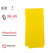 Pannolenci Giallo Limone 30x45cm 1mm COD.pn026