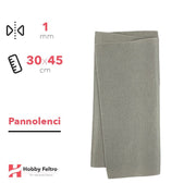 Pannolenci Grigio Tortora 30x45cm 1mm COD.pn141