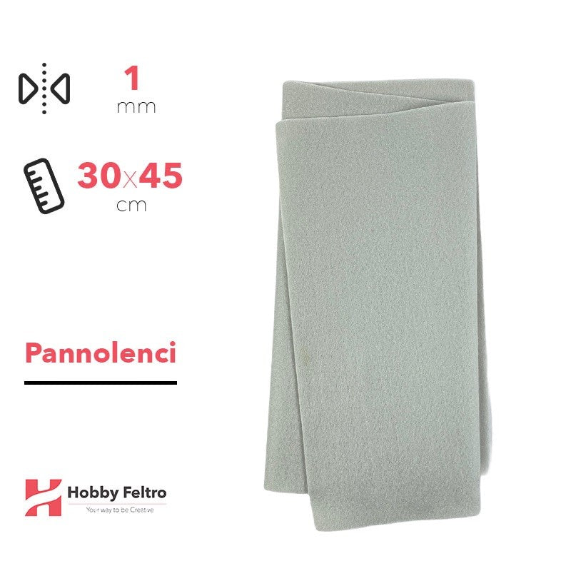 Pannolenci Grigio Tortora Chiaro 30x45cm 1mm COD.pn092