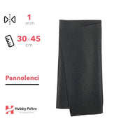 Pannolenci Nero 30x45cm 1mm COD.pn083