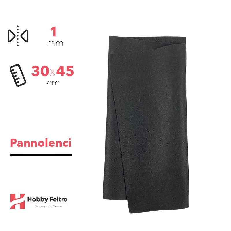 Pannolenci Nero 30x45cm 1mm COD.pn083