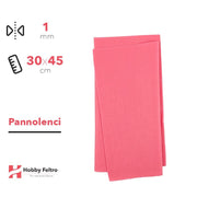 Pannolenci Rosa Acceso 30x45cm 1mm COD.pn027