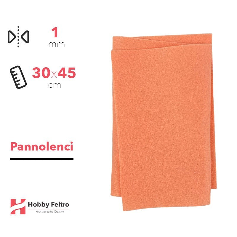 Pannolenci Salmone varietà 2 30x45cm 1mm COD.pn095