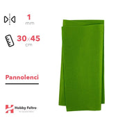 Pannolenci Verde 30x45cm 1mm COD.pn029