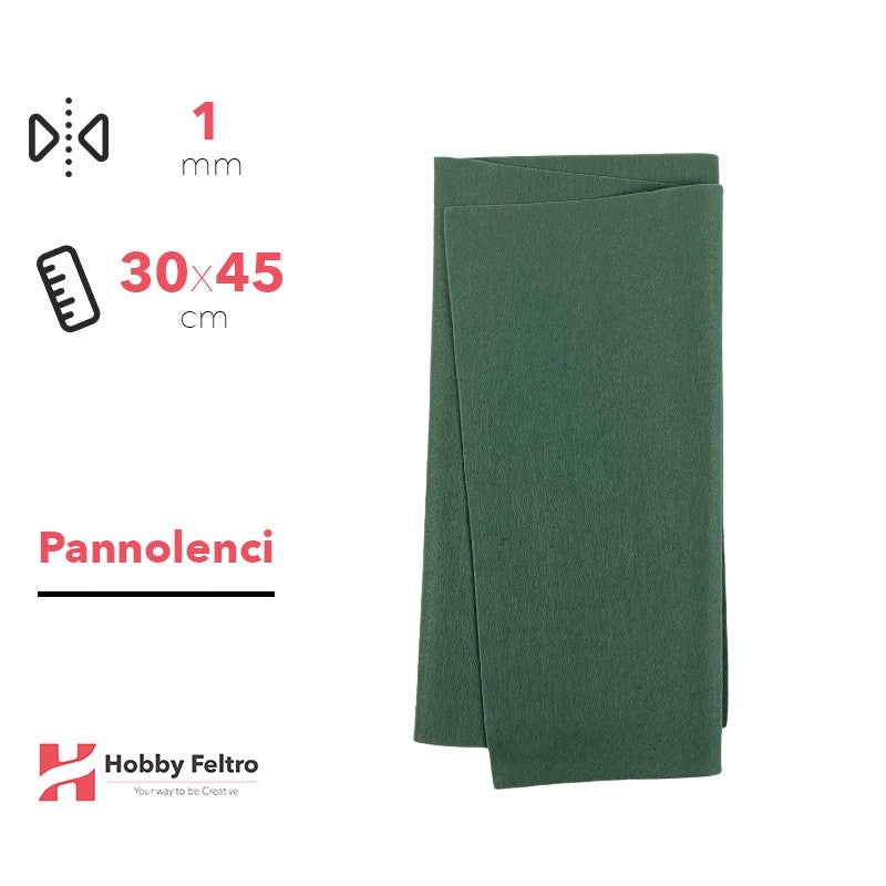 Pannolenci Verde Salvia 30x45cm 1mm COD.pn111