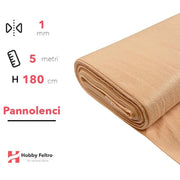 Pannolenci color Carne 5 metri x 180cm COD.590