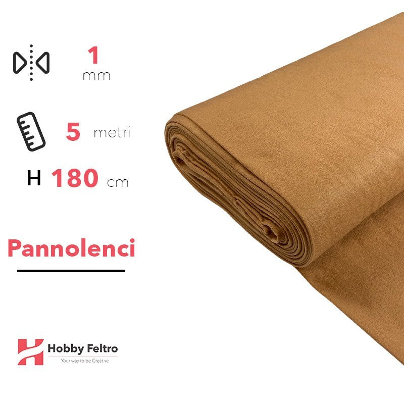 Pannolenci color Biscotto 5 metri x 180cm COD.720