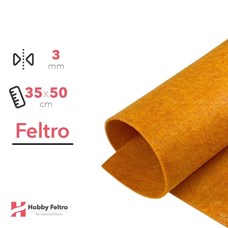 Feltro Zucca Melange 35x50cm 3mm COD.74