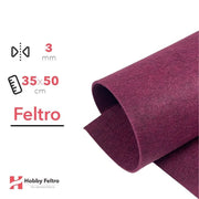 Feltro Vino Melange 35x50cm 3mm COD.73