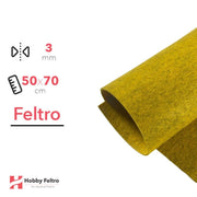 Feltro Giallo Mèlange 50x70cm 3mm COD.2206