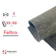 Feltro Marrone Mèlange 35x50cm 3mm COD.2205
