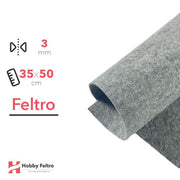 Feltro Grigio 35x50cm 3mm COD.2209