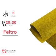 Feltro Giallo Mèlange 20x30cm 3mm COD.2206