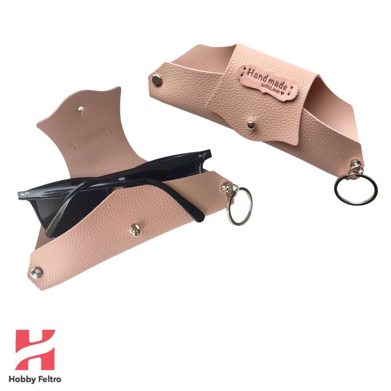 Portaocchiali Ecopelle Cipria COD.29