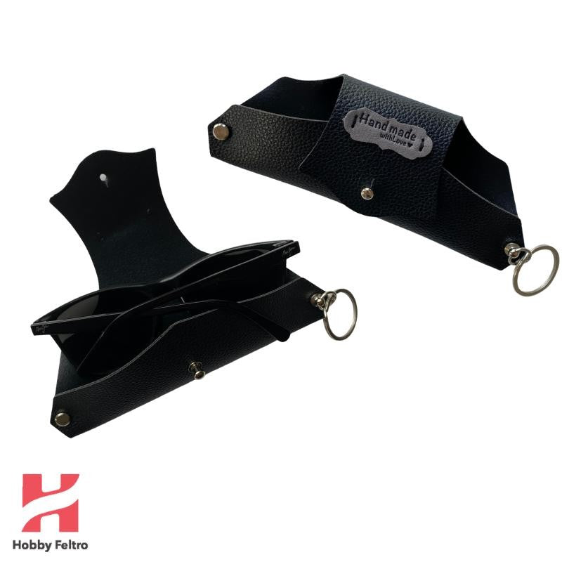 Portaocchiali Ecopelle Nero COD.1