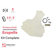Portaocchiali Ecopelle Panna COD.56