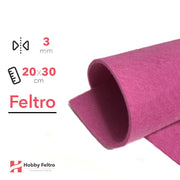 Feltro 20x30cm 3mm Rosa Shocking COD.06