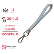 Laccetto Pochette Ecopelle Jeans COD.25