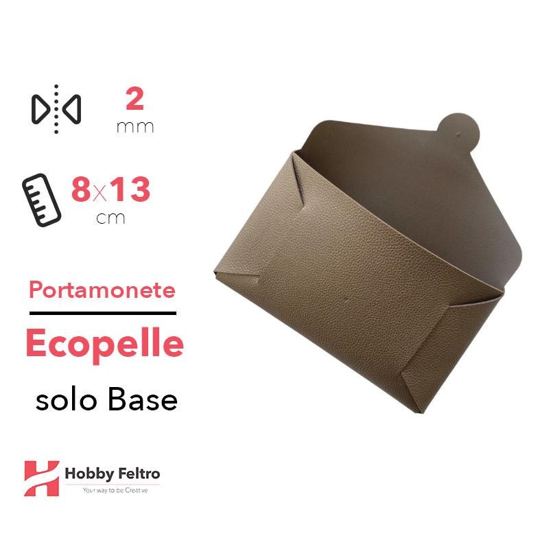 Portamonete ecopelle solo base colore Bronzo codice A45