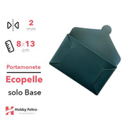 Portamonete solo Base Ecopelle Petrolio COD.46