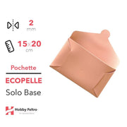 Portamonete solo Base Ecopelle Salmone Chiaro COD.94