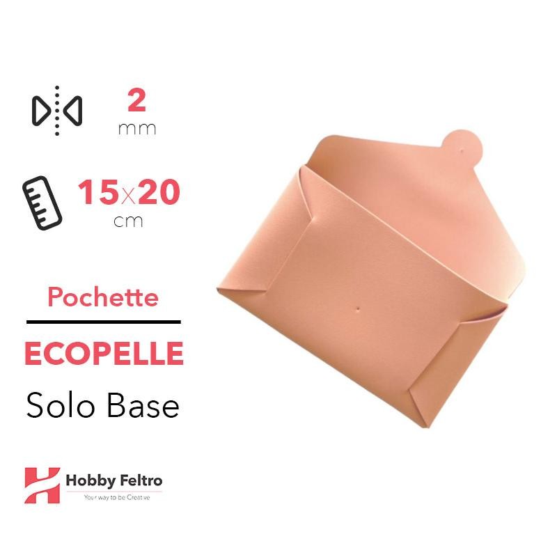 Portamonete solo Base Ecopelle Salmone Chiaro COD.94