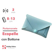 Portamonete con Bottone Ecopelle Tifanny COD.Y25