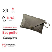 Portamonete completo Ecopelle Bronzo COD.A45