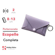 Portamonete completo Ecopelle Lilla COD.26