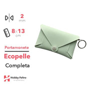 Portamonete completo Ecopelle Verdino COD.95
