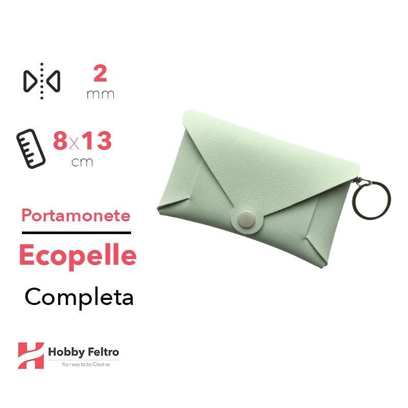 Portamonete completo Ecopelle Verdino COD.95