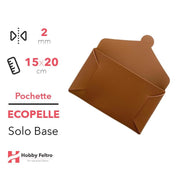 Pochette solo Base Ecopelle Cuoio COD.49