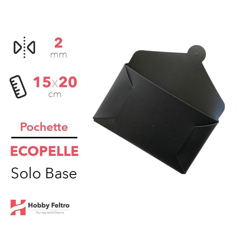 Pochette solo Base Ecopelle Nero COD.1