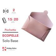 Pochette solo Base Ecopelle Rosa Antico COD.51