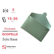 Pochette solo Base Ecopelle Verde Salvia COD.99