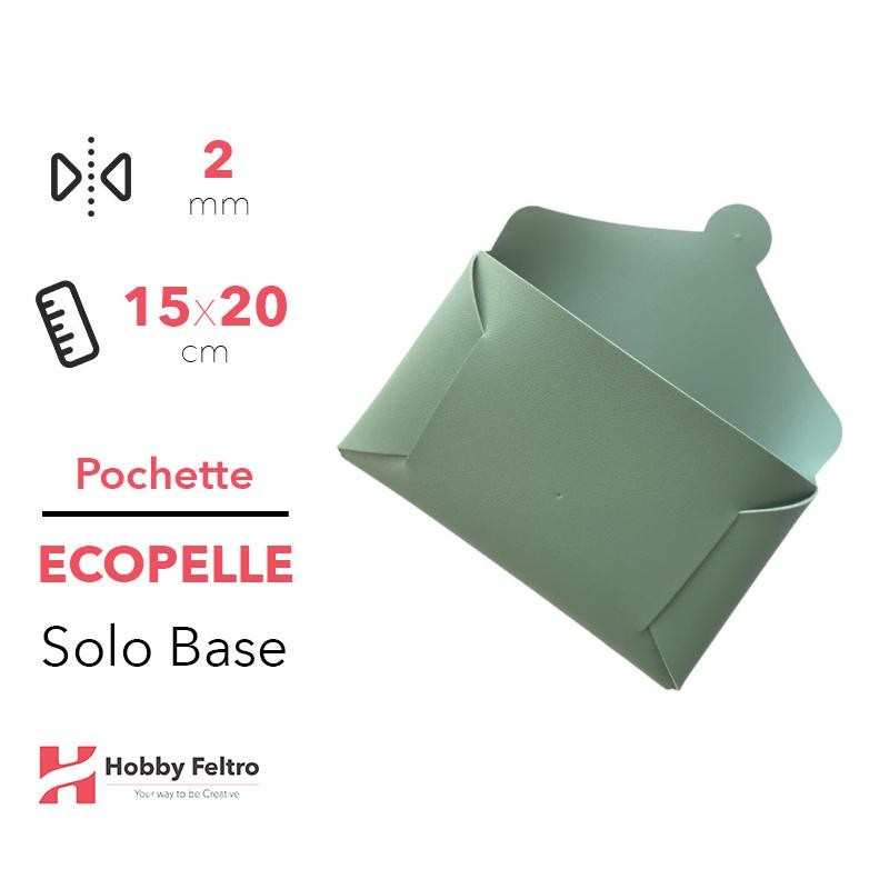 Pochette solo Base Ecopelle Verde Salvia COD.99
